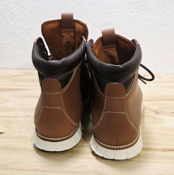 Cole Haan ZeroGrand Boots Casual Hiker Men”s 11 M British Tan C35555 - Picture 4 of 15